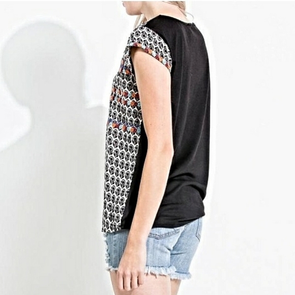 THML | Bohemian Top‎ with Multi Color Trim S - Picture 2 of 8
